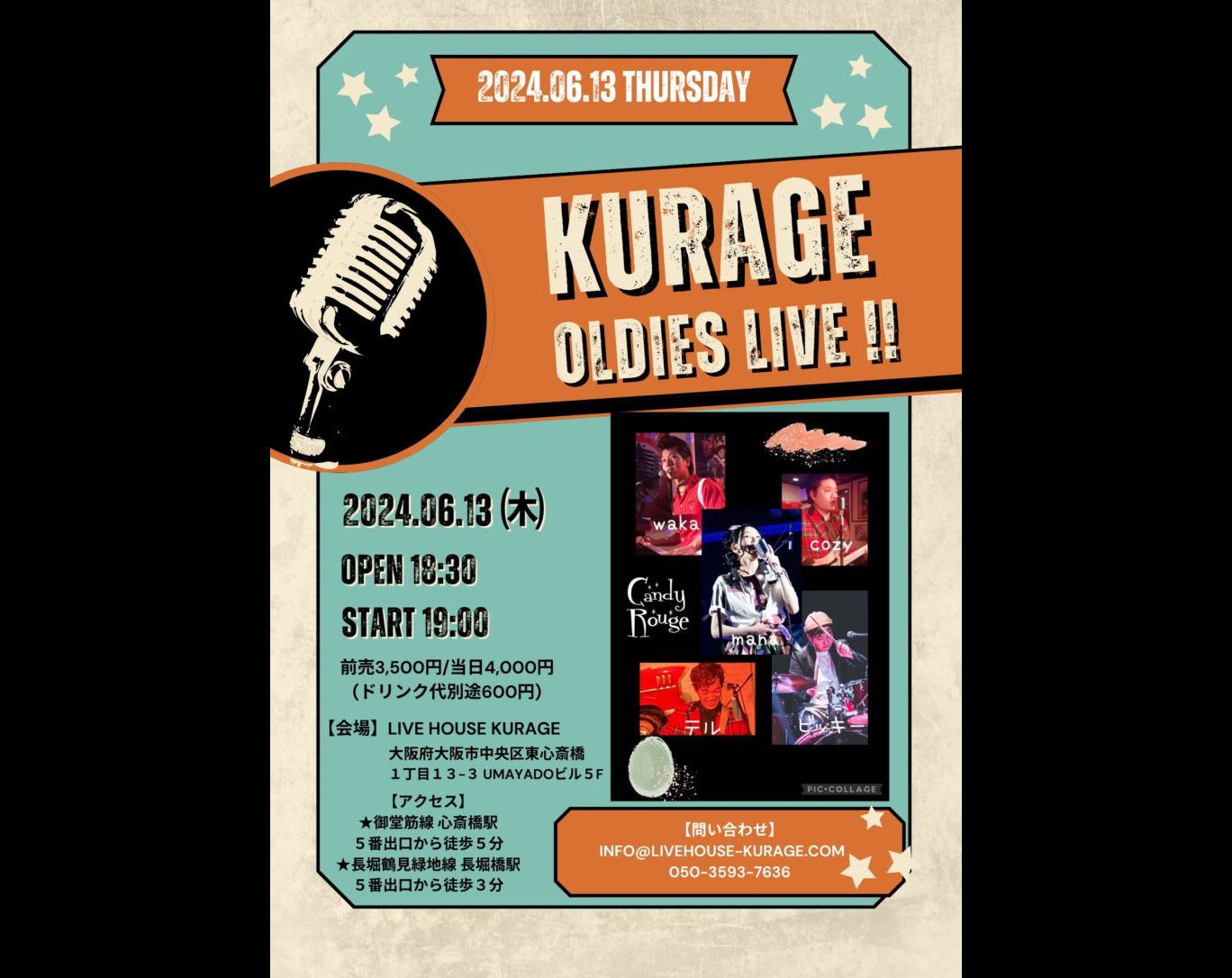 KuRaGe Oldies Live !!