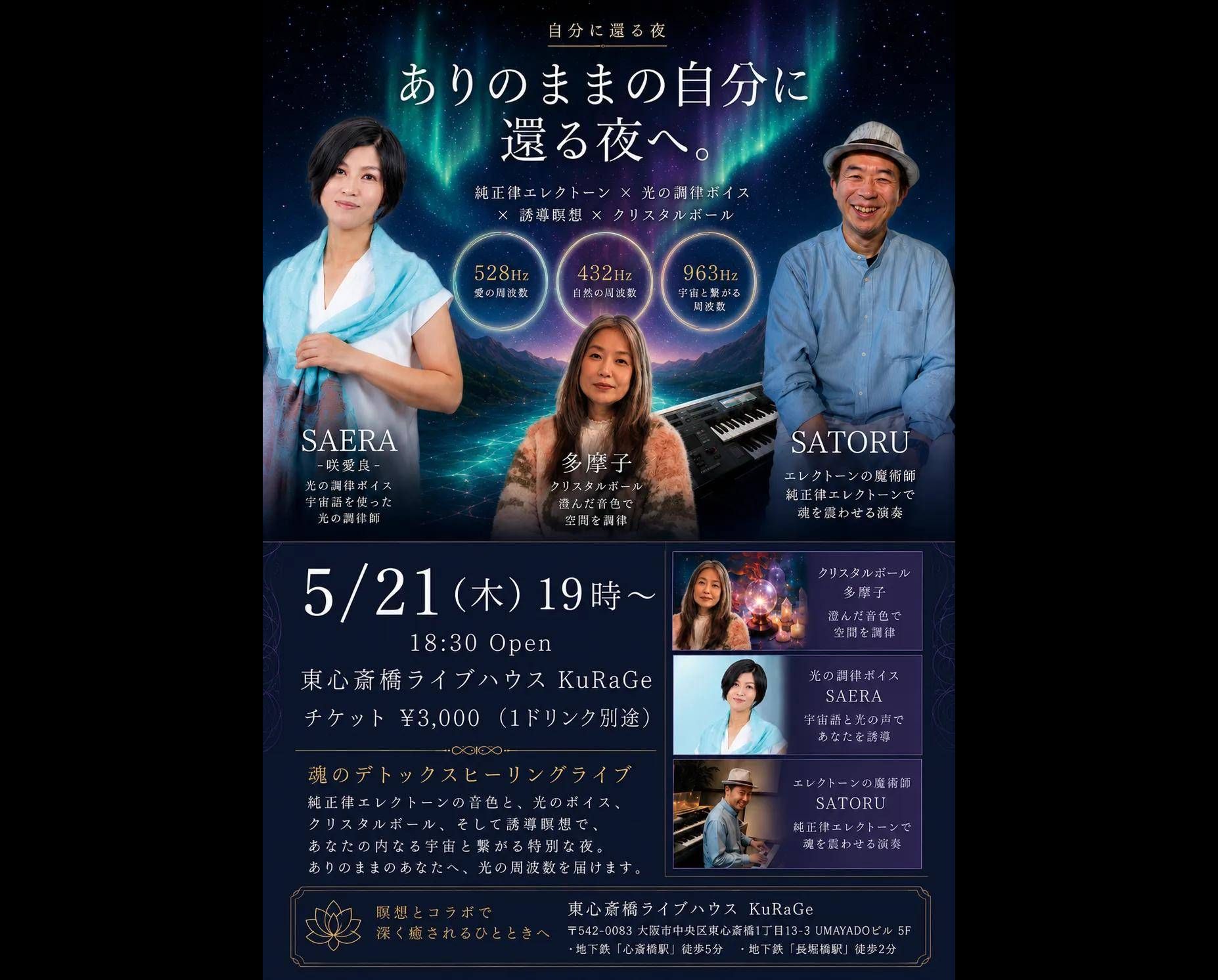 魂のデトックスヒーリングライブ