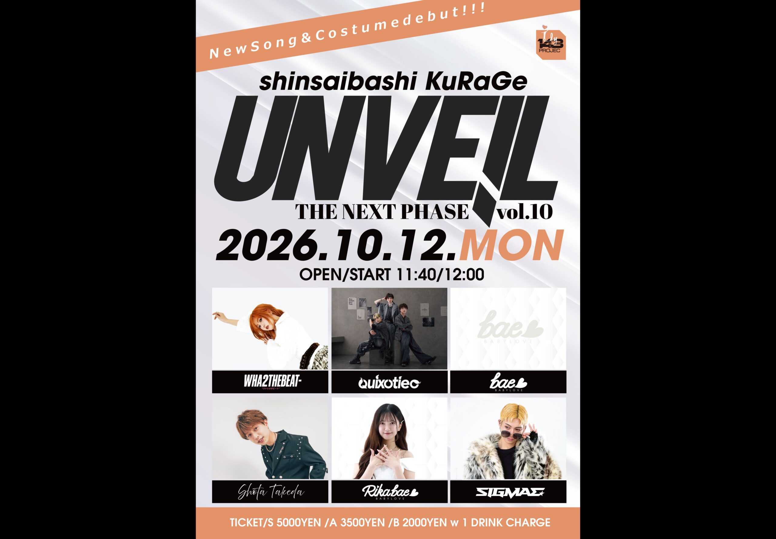 -iLY//143 PROJECT REGULAR LIVE-“UNVEIL//THE NEXT PHASE vol.10”